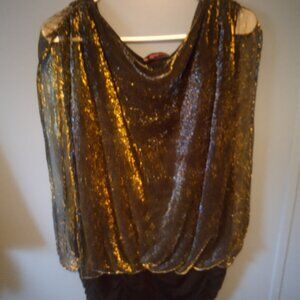Annabelle size3x sparkling blouse.